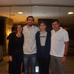 Kleber Silva, da Abreutur juntamente à sua família Fabiana, Eduardo e Felipe.