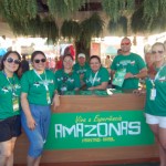 Equipe Amazonastur em seu estande no Turistódromo