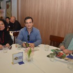 Guadalupe Garcia e Tito Galdamez, da GG Turismo, e Carlos Chehin, da See the World