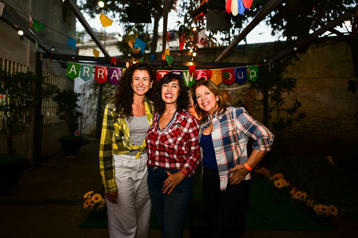 Milena Maggi, da agência Original Miles; Sylvia Silva, do TTW Group; e Sheila Pinho, da agência Sheila Hinz