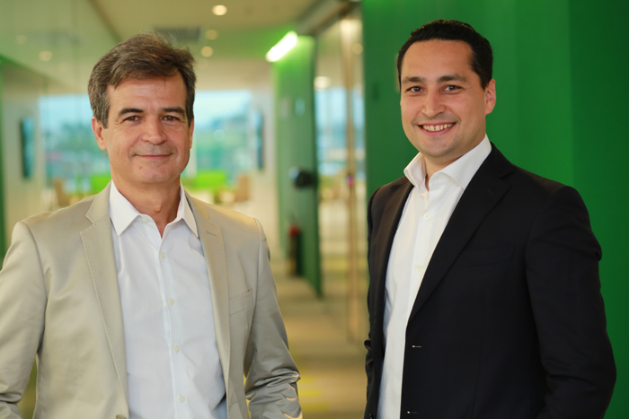 Paulo Henrique e Pires e Bruno Lasansky, diretor de Vendas e COO da Localiza Hertz