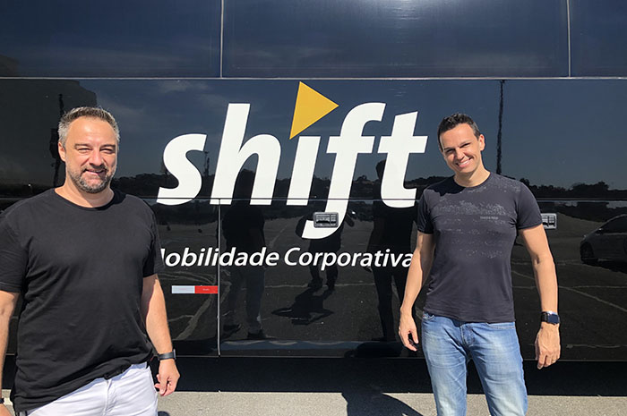 Renato Kiste e Alexandre Pinto, sócios da Shift Mobilidade Corporativa