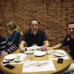 Robson Vaz, da FLV Viagens; Jefferson Melo da High Trip; e Wagner Lamana, da Flytour Viagens Robson Vaz, da FLV Viagens; Jefferson Melo da High Trip; e Wagner Lamana, da Flytour Viagens