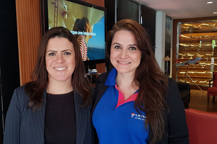 Thais Rodrigues e Bianca Ferreira - Latam Thais Rodrigues e Bianca Ferreira - Latam