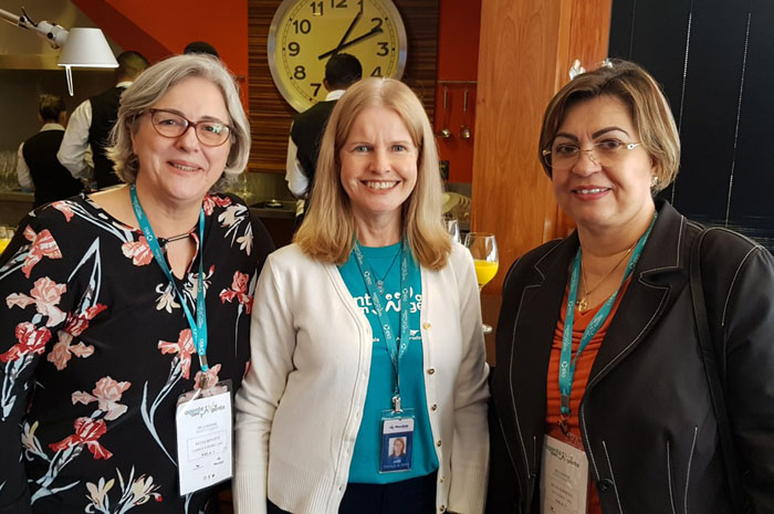 Silvia Benatti - Caerus Turismo/Santos, Júnia Clemente - Ancoradouro e Hilda Barbosa - TOP Viagens/Santos Silvia Benatti - Caerus Turismo/Santos, Júnia Clemente - Ancoradouro e Hilda Barbosa - TOP Viagens/Santos
