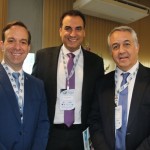 Adrian Ursilli, da MSC, Cláudio Vila Nova e Sylvio Ferraz, da CVC