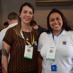 Anne Faria e Ana Carolina, da Secretária de Turismo de Ilhabela