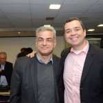 Augusto Bezerra, da Localiza, e Edmilson Romão, presidente da Abav-SP