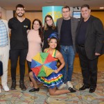 Braulio Moura, Edvaldo Xavier, Nara Galvão, e Hugo Coelho, do Instituto Ricardo Brennand, com Ana Paula Vilaça e Mustafá Dias, da Secretaria de Turismo do Refice