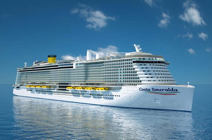 A campanha é direcionada às agências de viagens de todo o Brasil e válida para as vendas dos roteiros do novo mega navio Costa Smeralda com embarques entre 1º de janeiro e 31 de março de 2020