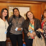 Cristina Reis, Sheila Valle, da Completando o Mapa, Marcia Costa, da Gigitour, e Renata Gonçalves, da Viiiva Viajando