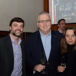 Daniel Fantinate, da R11 Travel, Claudio e Fabiane Siufi, da Majestur
