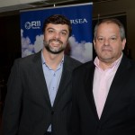 Daniel Fantinate, da R11 Travel, e João David Gouveia, da Podium Turismo