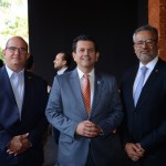 Edmilson Carlos Domingues, secretário de Turismo de Ribeirão Preto, Otávio Leite, secretário de Turismo do Rio de Janeiro, e Bob Santos, do MTur