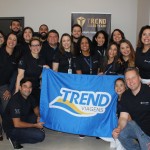 Equipe de líderes executivos da Trend junto com o Maurício Favoretto