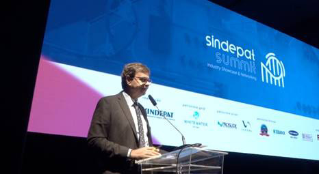 Gilson Machado Neto na abertura do Sindepat Summit