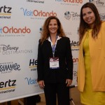 Jane Terra, do Visit Orlando, e Fernanda Paranhos, da CVC Corp