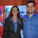 Jane Terra e André Almeida, do Visit Orlando