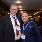 Jonathan Ward, do Consulado dos Estados Unidos, e Luiz Araujo, da Disney