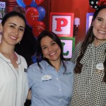 Juanita Ariza, do Kennedy Space Center, Cristina Muniz, do SeaWorld, e Gabriela Delai, do Disney Destinations Juanita Ariza, do Kennedy Space Center, Cristina Muniz, do SeaWorld, e Gabriela Delai, do Disney Destinations