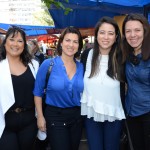 Juliana Pasqualini e Lucila Buratto, da Discover The World, Mariana Higa Fiore, da Aeromexico, e Sonaira Zanella, da Aerolíneas Argentinas