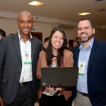 Luis Sobrinho, Ana Cristina Clemente e Rodrigo Ramos, da Setur-SP