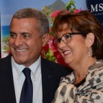Marco Cardoso, da MSC Cruzeiros, e Ines Bellini, da Mendestur Marco Cardoso, da MSC Cruzeiros, e Ines Bellini, da Mendestur