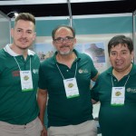 Marcos Rezende, Hayrton Almeida e Alejaandro Velasquez, da Luck Receptivo