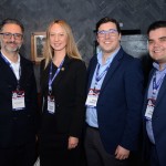 Mauricio Alexandre, da RCA Turismo, Svetlana Yazovskikh, da Philadelphia CVB, Martim Diniz, do SeaWorld, e Andre Almeida, do Visit Orlando