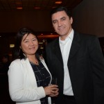 Mayumi Taquista, da L'espace Tours, e Paulo Requena, da R11 Travel