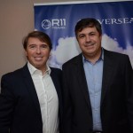 Ricardo Amaral, da R11 Travel, e Kleber da Silva, da Abreu