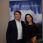Ricardo Amaral, da R11 Travel, e Paula Maluf, da Pama Tours