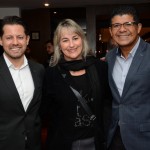 Ricardo Dias, da GJP, Adriana Teixeira, da STX Turismo, e Alex Andrade, do Nannai