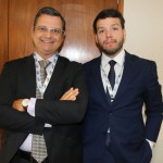 Roland Klein, consultor, e Leonardo Ferreira, advogado