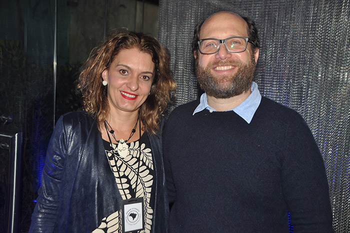 Simone Scorsato e Martin Frankenberg, diretora executiva e presidente da BLTA, respectivamente