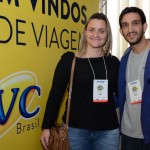 Simoni Silva e Leandro Bentlin, da CVC Santa Rita