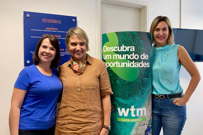 WTM-LA realiza Encontro de Lideranças com Aerolíneas Argentinas e MPI Brasil 2 Thais Del Ben, Roberta Nonis e Luciane Leite