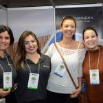 Tuca Morais e Barbara Carneiro, do Transamerica, Ingrid Azenha e Aline Gallego, da Valtur