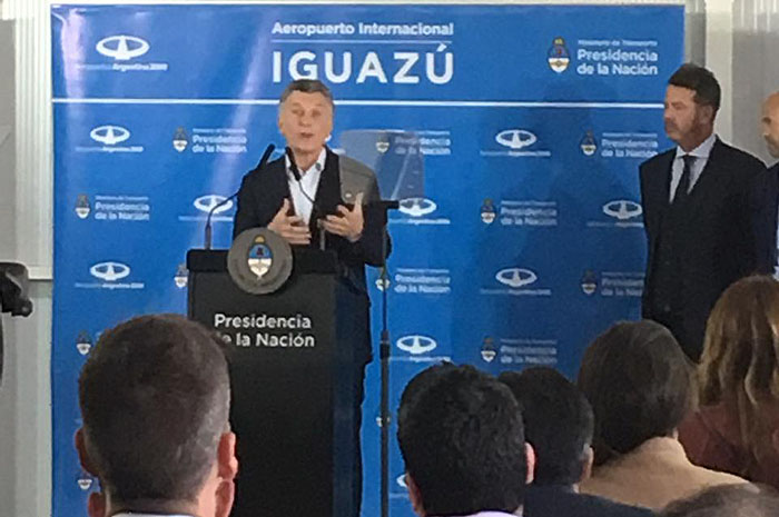 Air Europa inicia voos em Porto Iguazú, na Argentina 1 Mauricio Macri