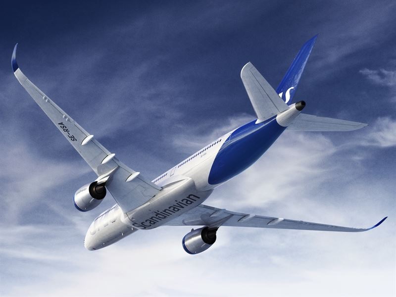 Scandinavian revela nova pintura com chegada do primeiro A350 2 2