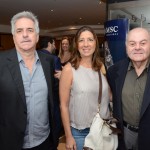 Acacio Chantre e Anna Magalhães, da Líder Corporate, e Jorge Ghachache, da Go To Bey Travel