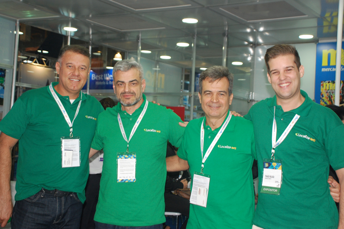 Alex Macedo, Augusto Bezerra, Paulo Henrique Pires e Thiago Roldão, da Localiza