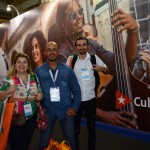 Alexandre e Denilson Pettan, da Ativa Ecoturismo, e Maciel Moreira, da Blessed Travel
