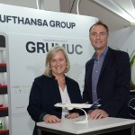 Annette Tauber e Tom Maes, da Lufthansa