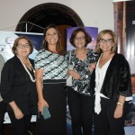 Aurea Carvalhal, da Blanctour, com Arlinda de Souza e Graça Medina, da Blumon, e Marilucia e Marianne Saramago, da Ematur Aurea Carvalhal, da Blanctour, com Arlinda de Souza e Graça Medina, da Blumon, e Marilucia e Marianne Saramago, da Ematur