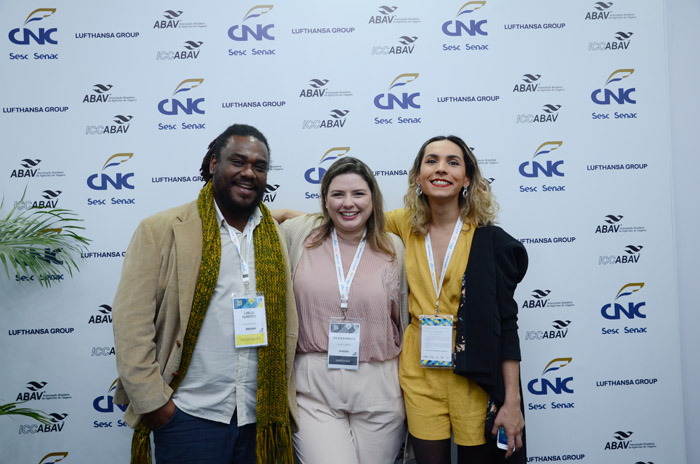 Carlos Humberto, da Diaspora Bçack, Sylvia Barreto, da Viajar É Simples, e Wescla Vasconcelos, do Fórum Estadual de Travestis Carlos Humberto, da Diaspora Bçack, Sylvia Barreto, da Viajar É Simples, e Wescla Vasconcelos, do Fórum Estadual de Travestis