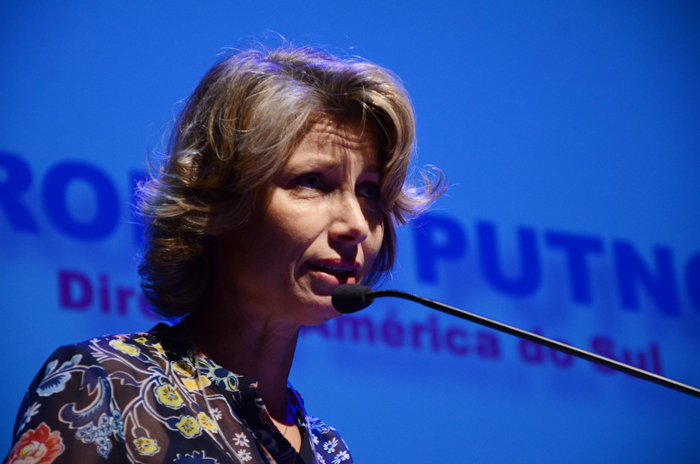 Caroline Putnoki, diretora da Atout France para América do Sul