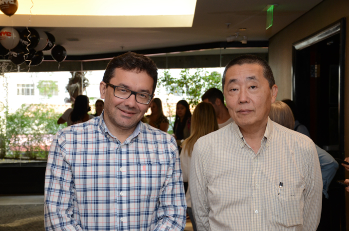 Claucio Pontes, da Kishon Tur, e Celso Okushi, da Financial & Investment Advisor Claucio Pontes, da Kishon Tur, e Celso Okushi, da Financial & Investment Advisor