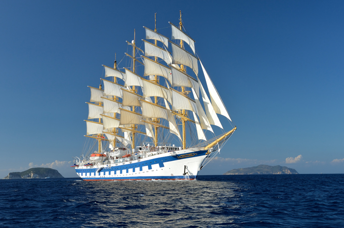 Com capacidade para 227 passageiros, o veleiro Royal Clipper terá saída temática de gastronomia em setembro de 2020 pelo Mediterrâneo