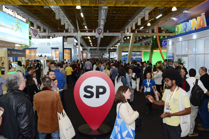 Corredores da Abav Expo 2019, no Expo Center Norte